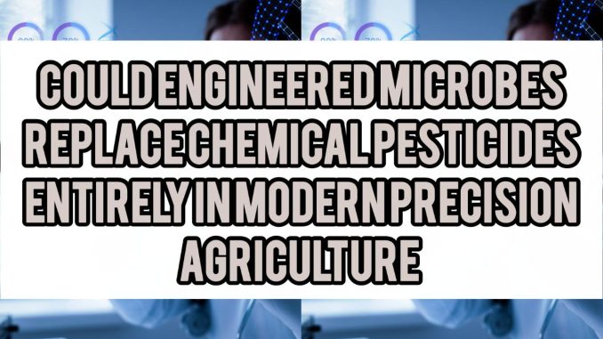 Could Engineered Microbes Replace Chemical Pesticides Entirely in Modern Precision Agriculture